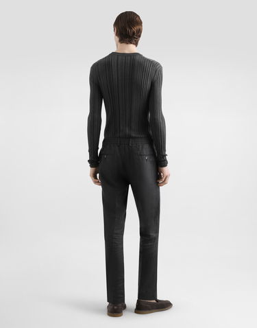 Sveter Dolce & Gabbana Dolce & Gabbana Silk Crewneck Pullover Šedá | GXX22TJBSN6N0542, 2