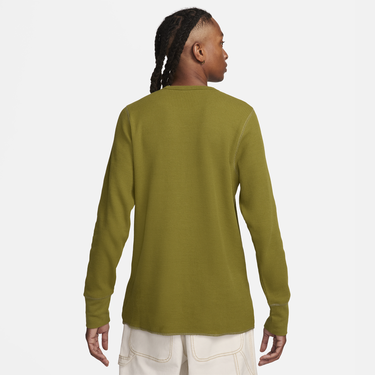 Oblečenie a doplnky Nike Life Long-sleeve Heavyweight Waffle Top Zelené | DX0894-307, 3