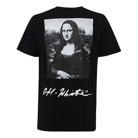 Tričko Off-White Off-White Mona Lisa Print T-Shirt Čierna | OMAA038S191850051020
