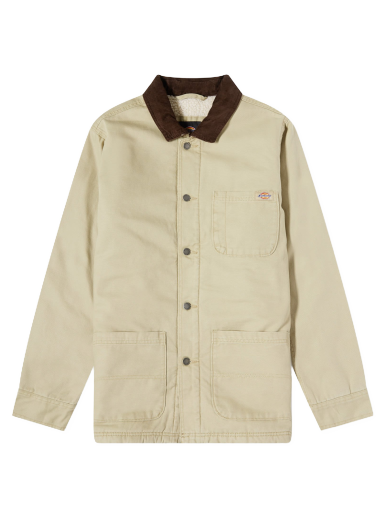 Bunda Dickies Duck Canvas Chore Stone Washed Desert Béžová | DK0A4XGAF021