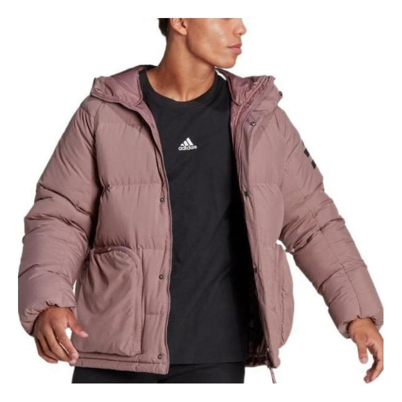 Prešívaná bunda adidas Originals Utilitas Down Hooded Jacket Ružová | HD8905, 0