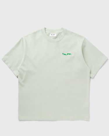 Tričko ØLÅF Olaf Wavy Drift Embroidered T-Shirt Zelené | M200106-PALE-GREEN, 0