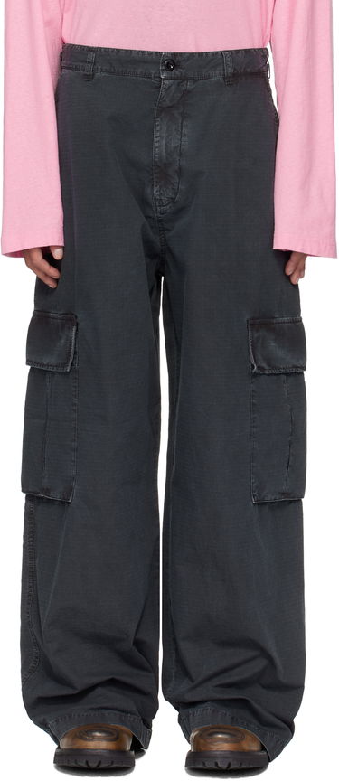 Cargo nohavice Acne Studios Acne Studios Ripstop Cargo Pants Čierna | BK0657-, 0