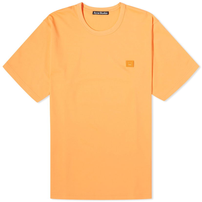 Tričko Acne Studios Exford Face T-Shirt Oranžová | CL0206-AC1