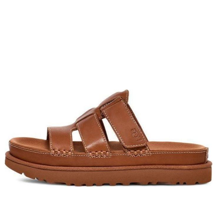 Tenisky a topánky UGG Goldenstar Platform Slides Hnedá | 1154652-TAN