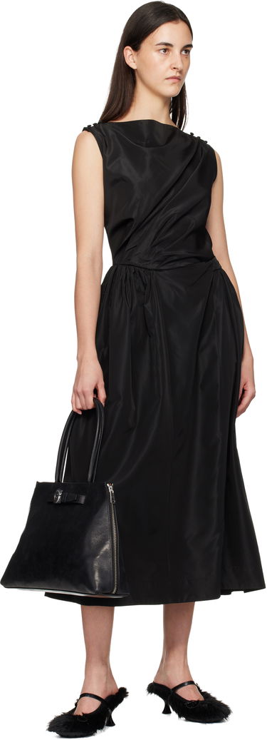 Kabelka Coperni Top Handle Data Bag with Metallic Clasp Čierna | COPBA121F6064, 3