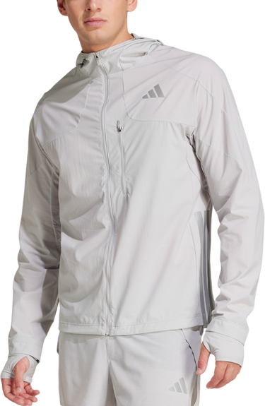 Vetrovka adidas Originals Adizero Ekiden Hooded Jacket Šedá | jm7900, 0