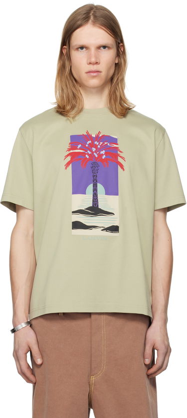 Tričko LANVIN Lanvin Printed T-Shirt Zelené | RM-TS0115-J173-P25, 0