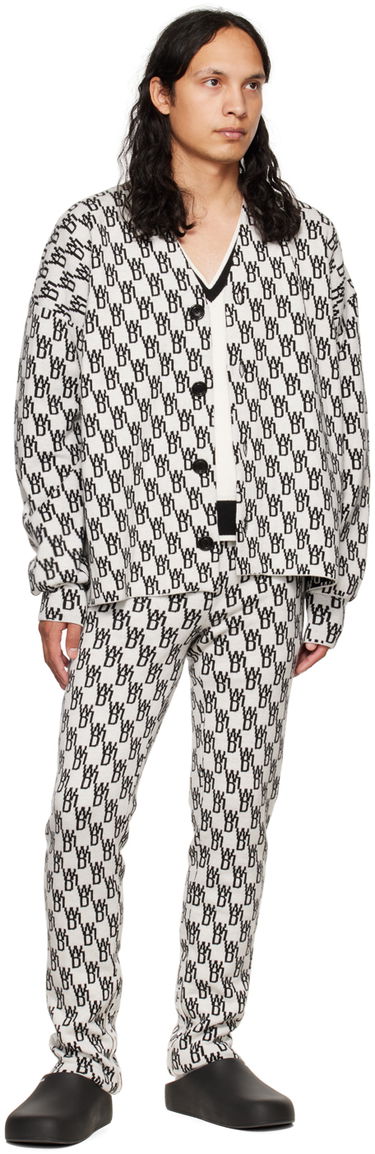 Nohavice We11done We11done Jacquard Lounge Pants Biela | WD-KP9-20-096-W-IV, 3