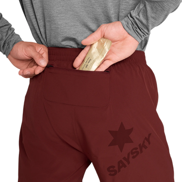 Šortky Saysky Saysky Pace 2 in 1 5" Shorts Vínová | omrsh20c509-omrsh20c509, 2