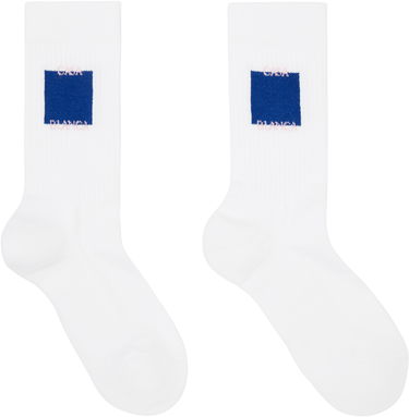 Ponožky Casablanca Logo Socks White Biela | APS25-ACC-010-06, 0