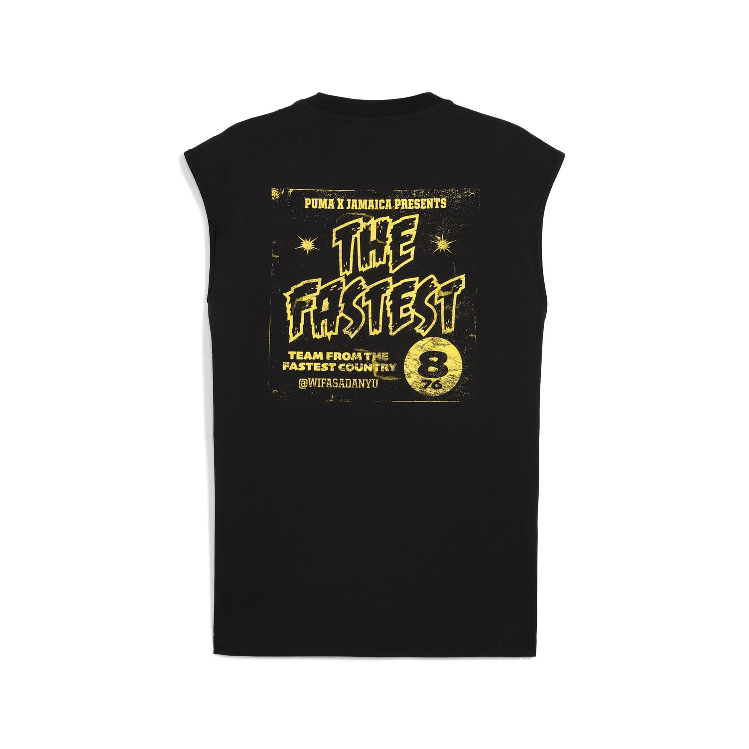 Tielko Puma Puma x Jamaica Sleeveless T-Shirt Čierna | 606925_02, 1
