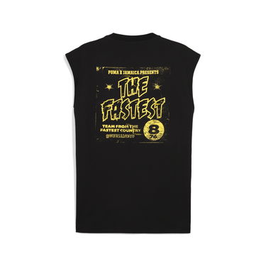 Tielko Puma Puma x Jamaica Sleeveless T-Shirt Čierna | 606925_02, 1