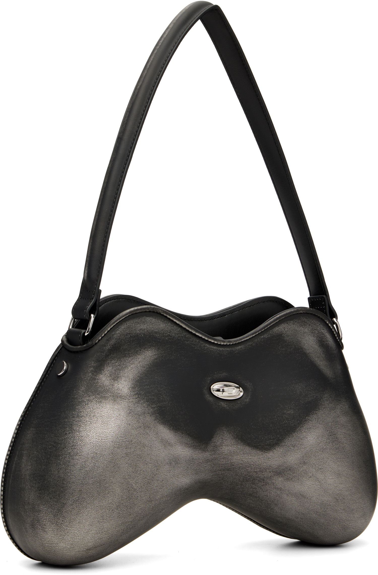 Taška cez rameno Diesel Double-D Shoulder Bag Čierna | X10327 P8241, 1