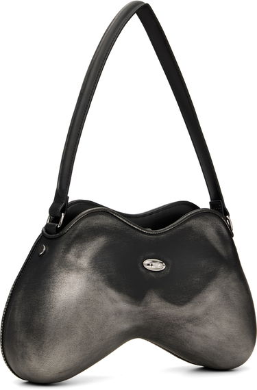 Taška cez rameno Diesel Double-D Shoulder Bag Čierna | X10327 P8241, 1