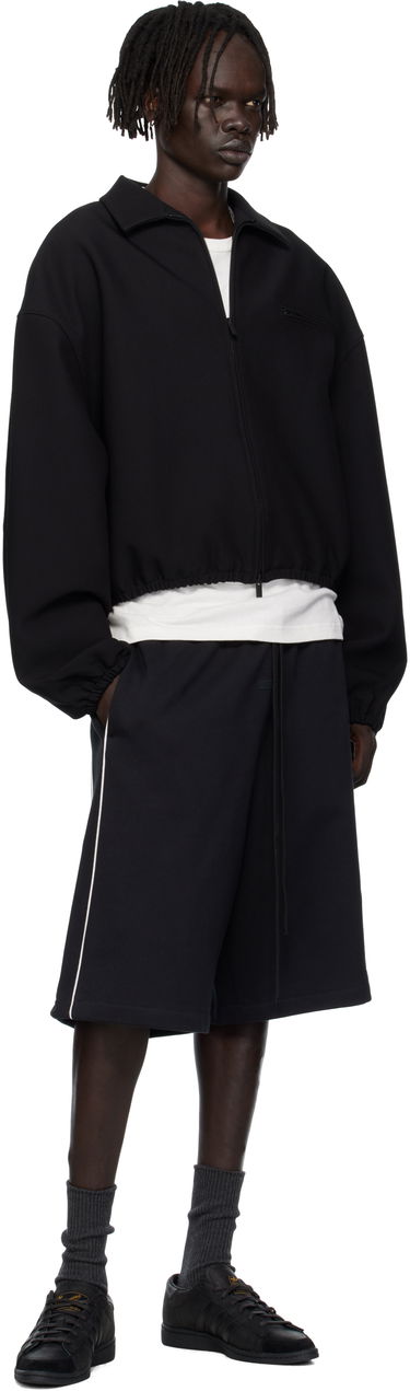 Bunda Fear of God ESSENTIALS Bonded Canvas Zip-Up Jacket Čierna | 202SP258060F, 3