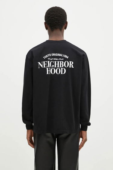 Tričko Neighborhood NEIGHBORHOOD Long Sleeve Graphic T-Shirt Čierna | 242PCNH.LT02, 0