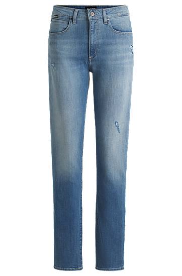 Džínsy BOSS Slim-Fit Stretch Denim Jeans Modrá | 50536587, 0