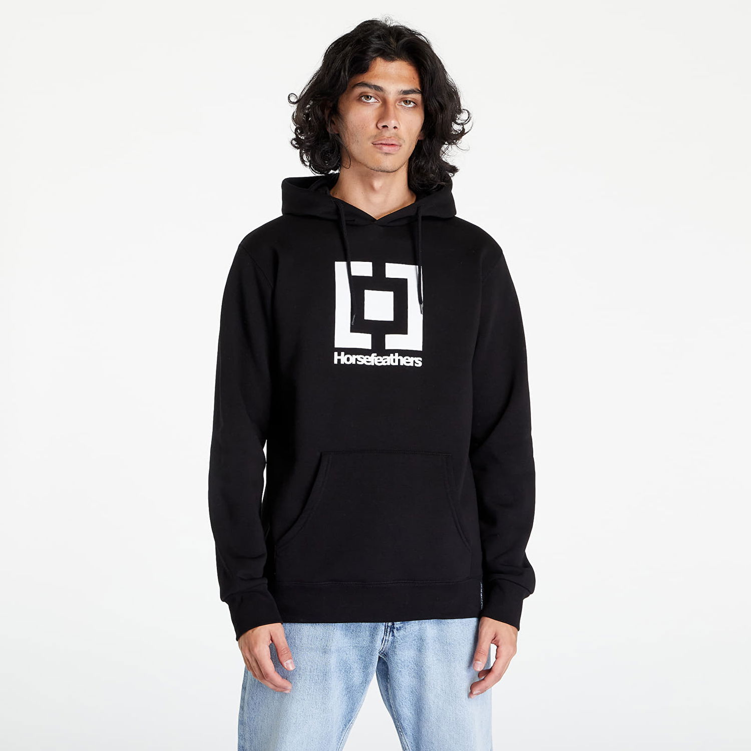 Mikina Horsefeathers Leader Sweatshirt Čierna | SM1212A, 0