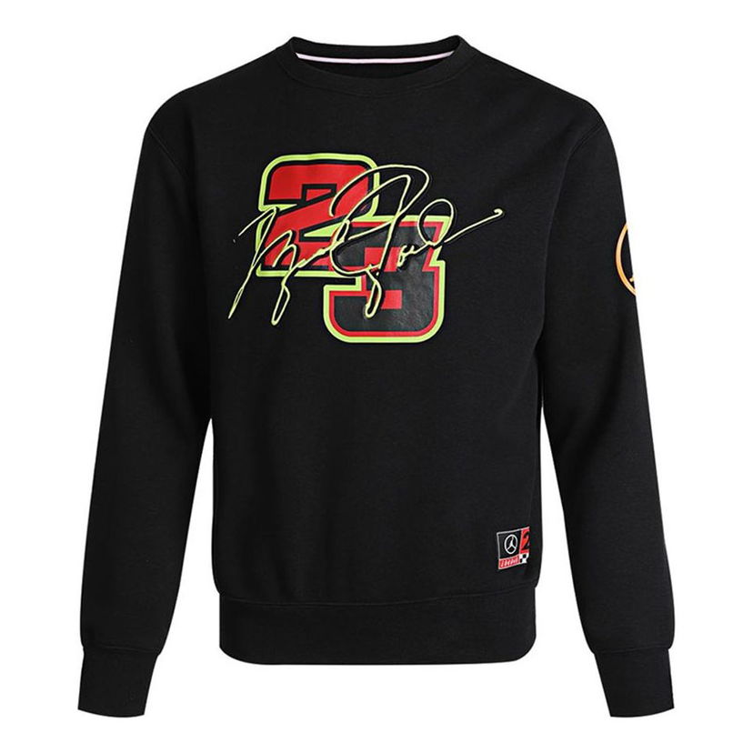 Sveter Jordan Jordan Basketball Print Digital Crewneck Fleece Sweatshirt Čierna | DD3877-010