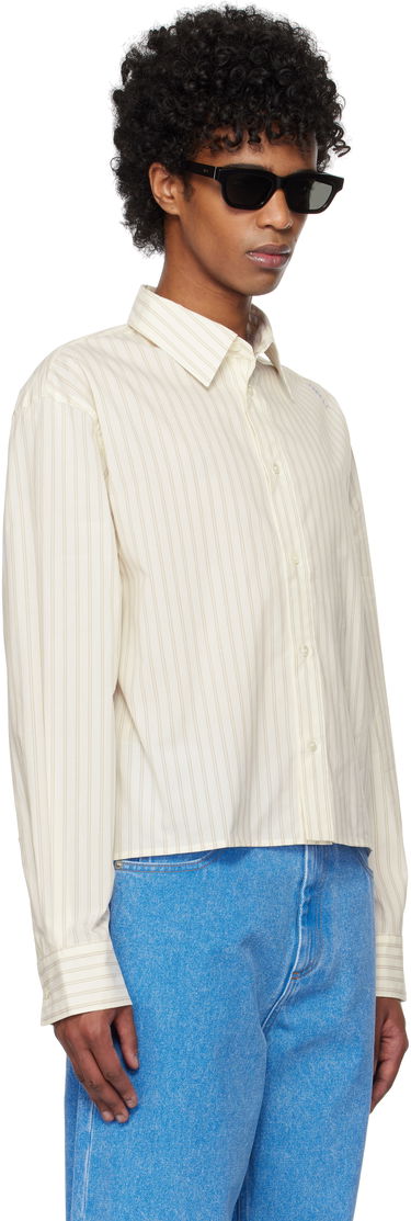 Košeľa Marni Marni Poplin Stripe Cropped Shirt Modrá | CUMU0337S0 UTC455, 4