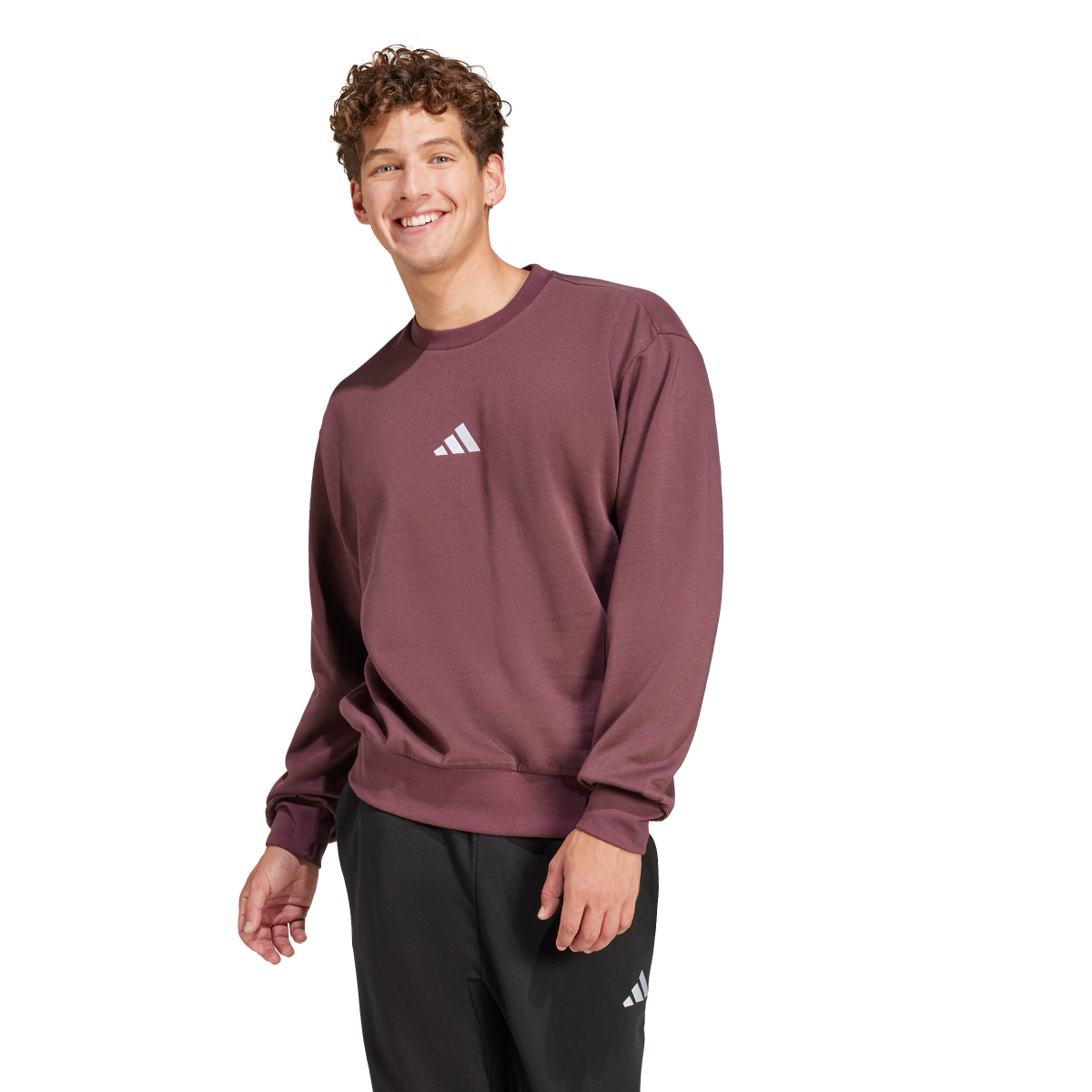 Mikina adidas Originals Feelcozy Sweatshirt Vínová | JE3786, 0