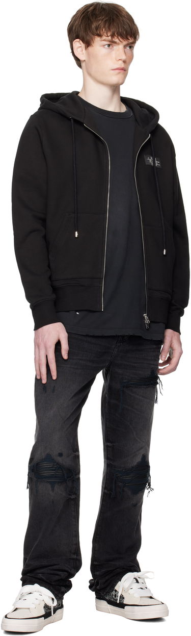 Mikina AMIRI AMIRI 'Amiri Spirit' Zip Hoodie Čierna | AMJYHD1118, 3
