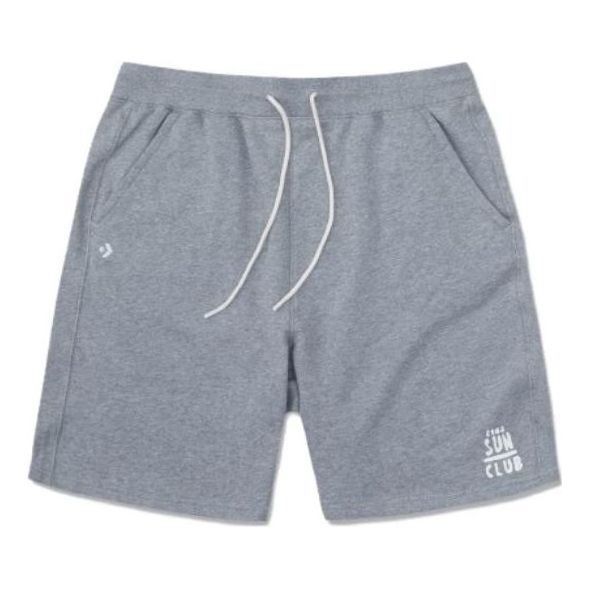 Šortky Converse Sun Club Drawstring Shorts Šedá | 10025878-A01, 0