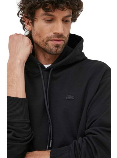 Mikina Lacoste x Netflix Loose Fit Hoodie Čierna | SH7340