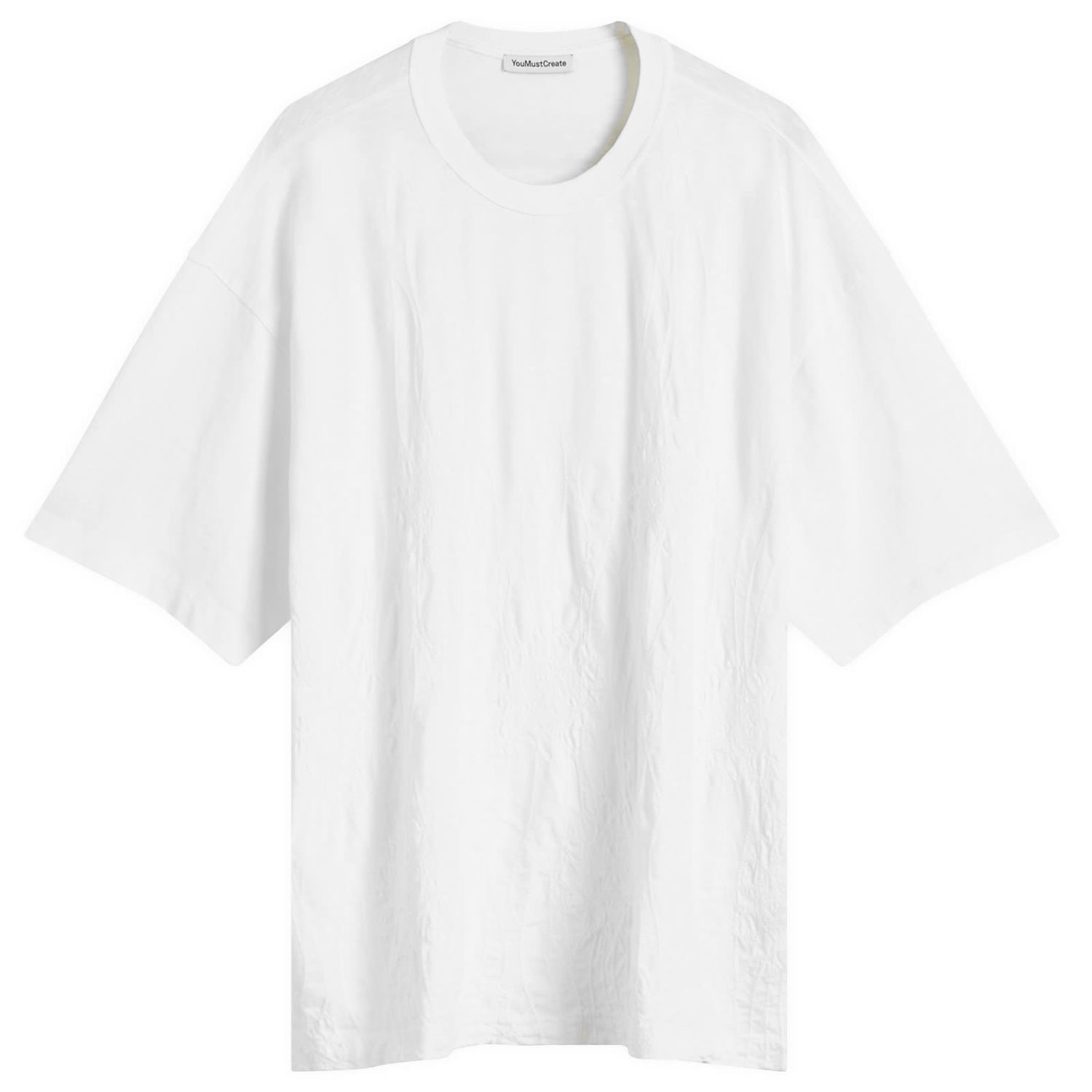 Tričko YMC YMC Embroidered Sunflower T-Shirt, Size Large Biela | P6YAG-10, 1