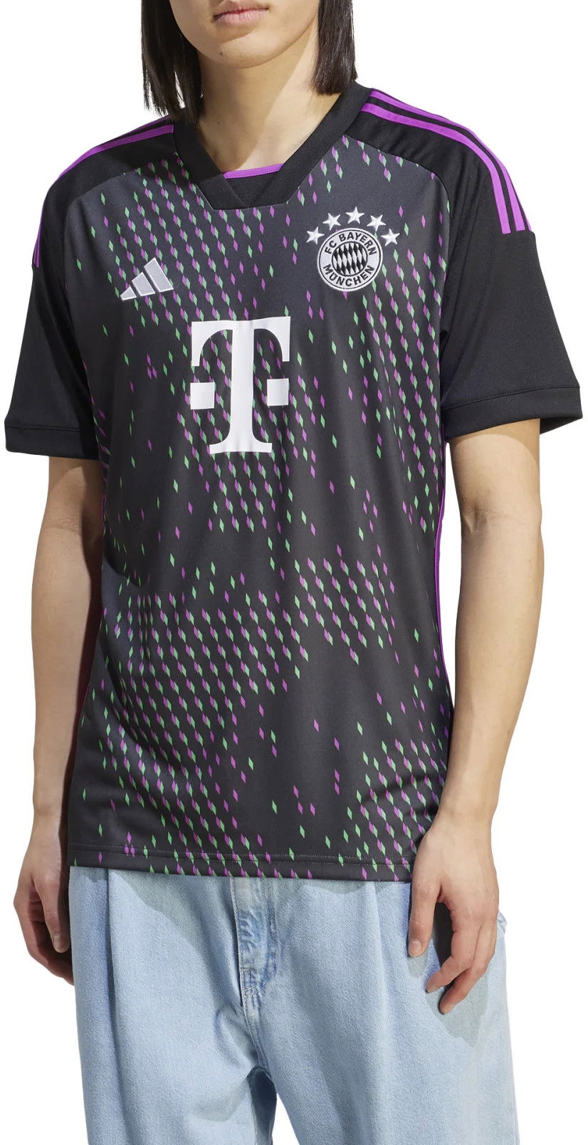 Dres adidas Originals FC Bayern Mnichov 2023/24, hostující Čierna | hr3719, 0