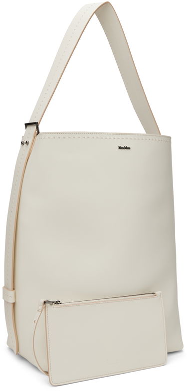 Tote bag Max Mara Archetipo Medium Leather Tote Biela | 2414511051600, 1