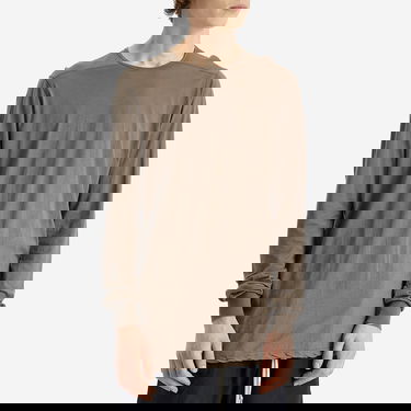 Tričko Rick Owens Rick Owens DRKSHDW Level Long Sleeve T-Shirt, Size Small Hnedá | DU01E3260-BH-34, 2