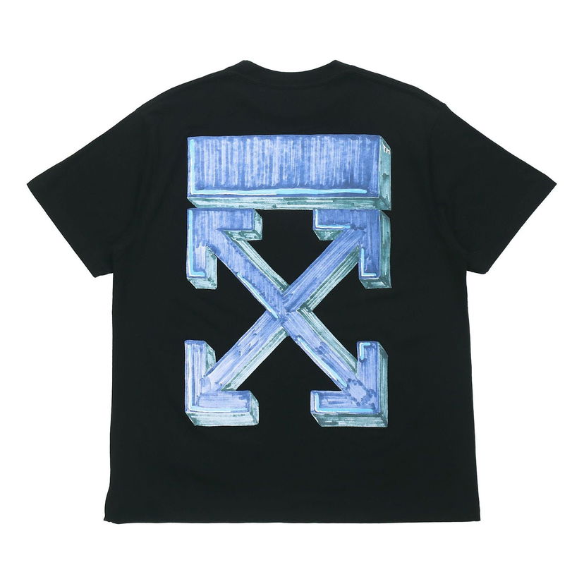 Tričko Off-White Off-White Maker Arrows Print T-Shirt Čierna | OMAA038E20JER0021045