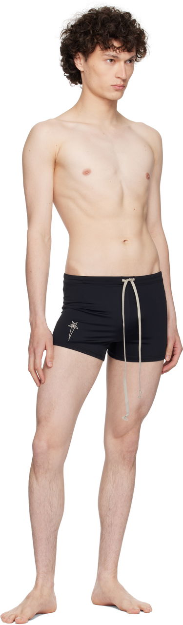 Plavky Rick Owens Rick Owens Champion Edition Jersey Swim Shorts Čierna | CM01E1691 CHJMW SWIM JERSEY, 3