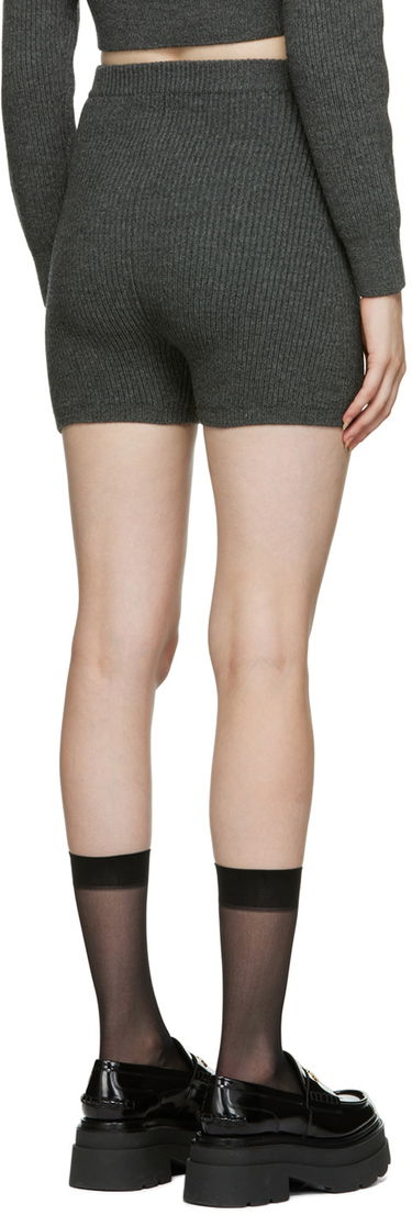 Šortky Alexander Wang Wool Knit Shorts Šedá | 4KC3224010, 2