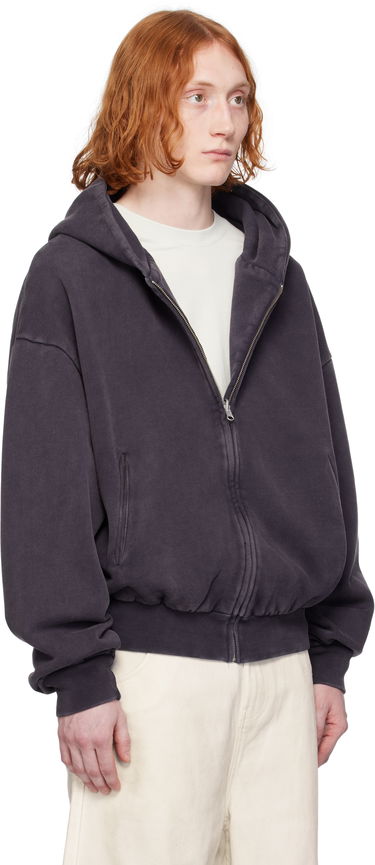 Mikina Entire Studios Entire Studios Thermal Zip-Up Hoodie Fialová | ES2488IN, 1