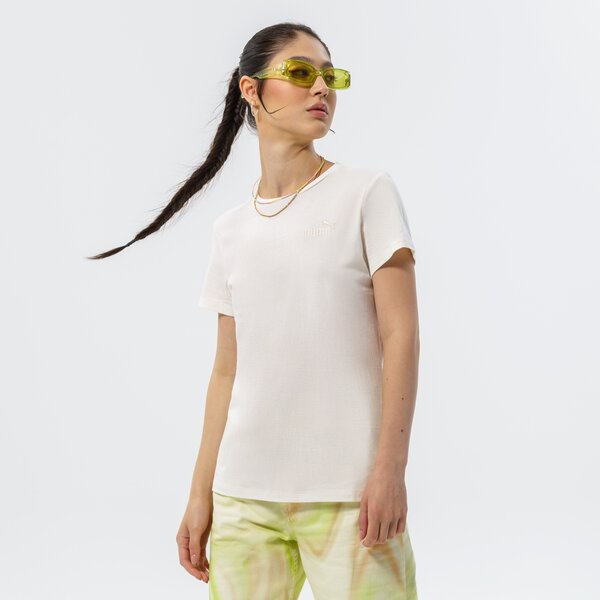 Tričko Puma Ess+ Embroidery T-shirt Biela | 848331 99, 0