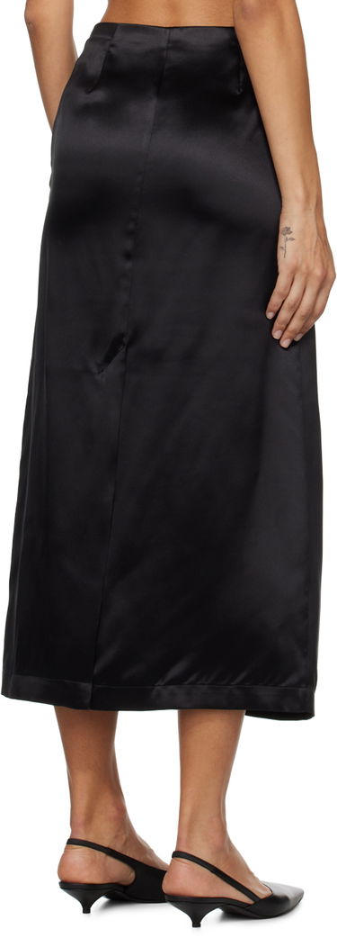 Sukňa Loulou de Saison Loulou de Saison Lys Midi Skirt Čierna | LYS, 2
