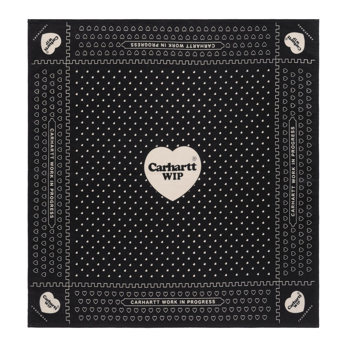 Šál Carhartt WIP Heart Bandana Heart Bandana Čierna | I033225_24M_XX, 0