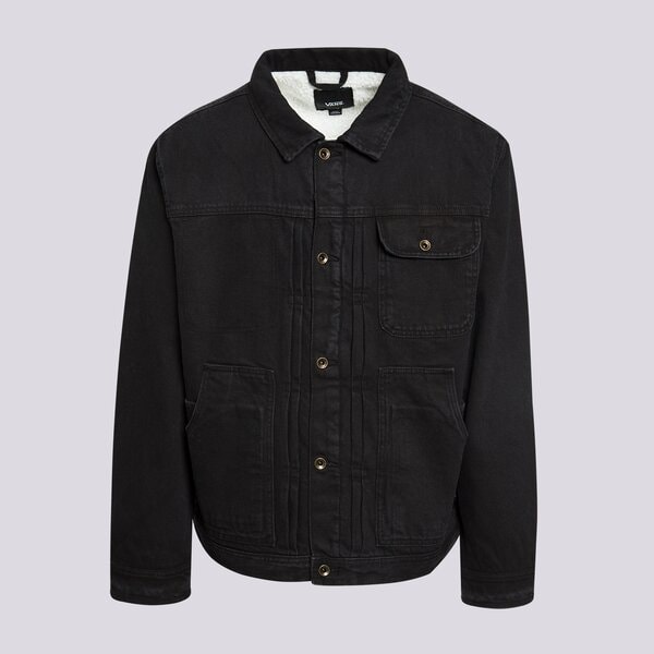 Bunda Vans Donato Sherpa Denim Jacket Čierna | VN000AAM0FO1, 0