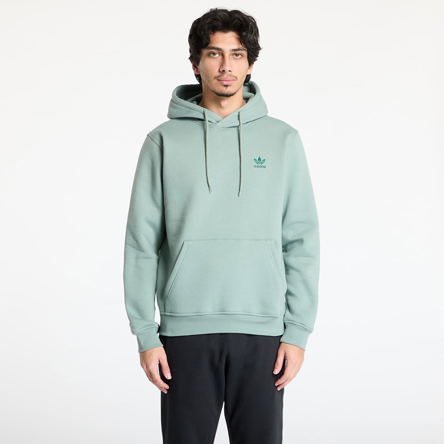 Mikina adidas Originals Trefoil Essentials Hoodie Zelené | JD2400, 0