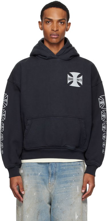 Mikina Rhude Rhude 'Rhude Boys' Hoodie Čierna | RHPF25HO06012, 0