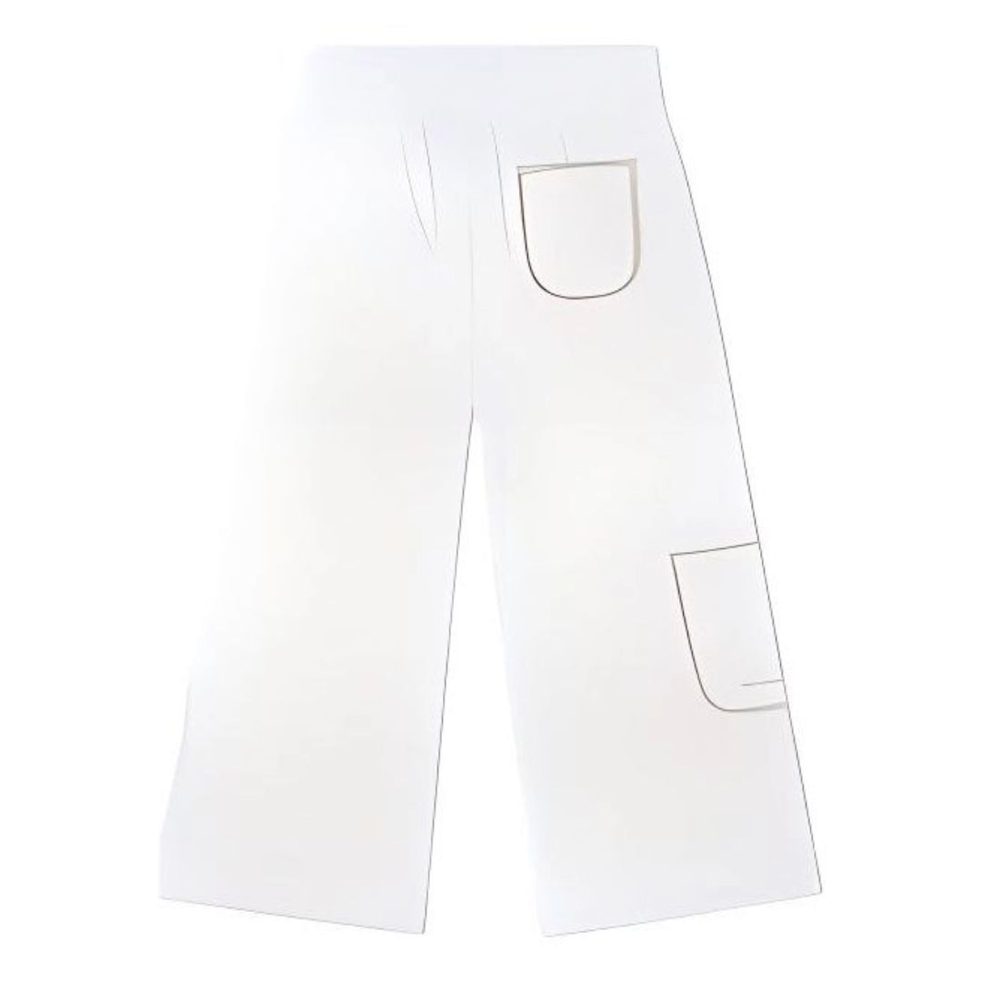 Cargo nohavice Converse Knit Cargo Straight Pants Biela | 10021453-A02, 0