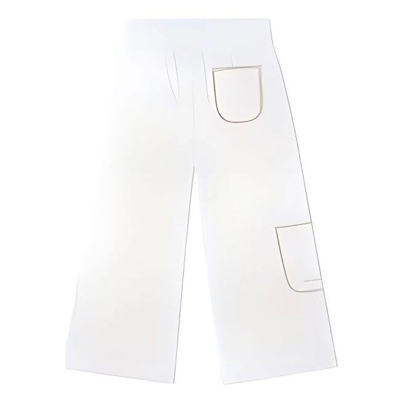 Cargo nohavice Converse Knit Cargo Straight Pants Biela | 10021453-A02