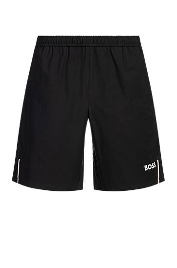 Šortky BOSS BOSS Active Tennis Shorts Čierna | 50534216, 0