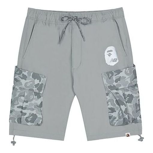 Cargo nohavice New Balance Relaxed Fit Shorts Šedá | BASP6000-GYX