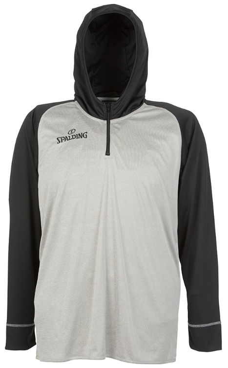 Mikina Spalding Spalding Street Long Sleeve Hooded Shirt Šedá | 3006002-01