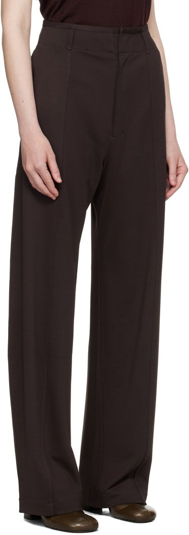 Nohavice LEMAIRE Lemaire Relaxed Volume Trousers Hnedá | PA1205 LJ1034, 1