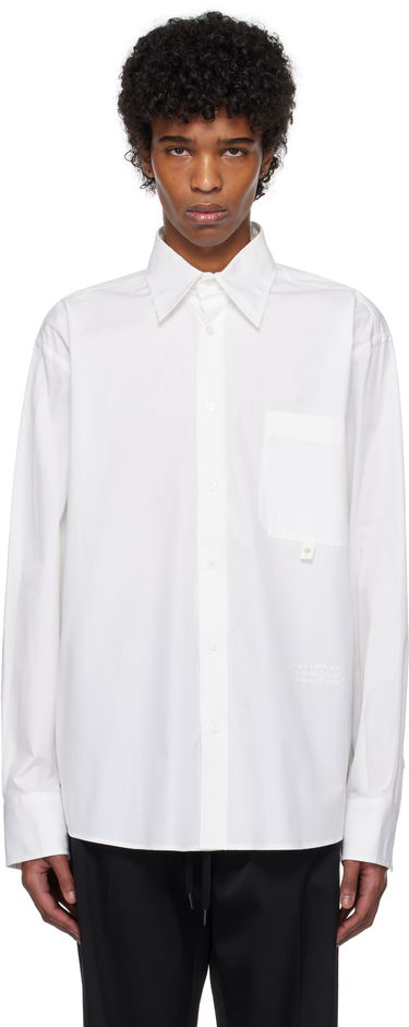 Košeľa Maison Margiela MM6 Maison Margiela Long-Sleeved Shirt Biela | SH0DT0020 M35152, 0